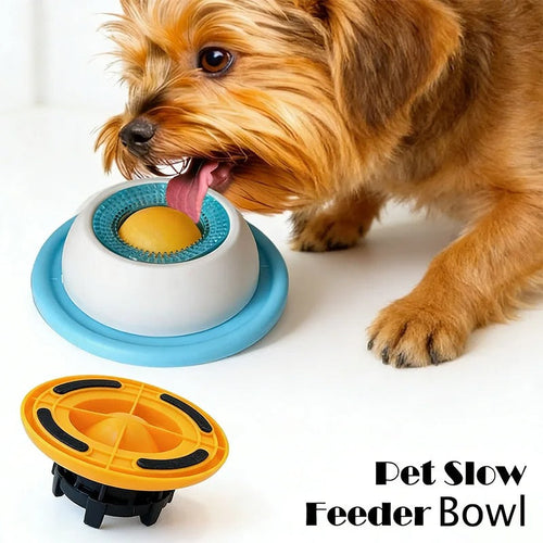Dog & Cat Lick Bowl – Slows Eating, Reduces Anxiety & Keeps Pets Calm
