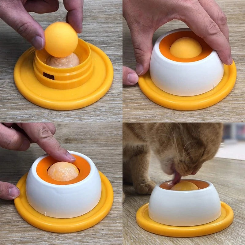 Dog & Cat Lick Bowl – Slows Eating, Reduces Anxiety & Keeps Pets Calm